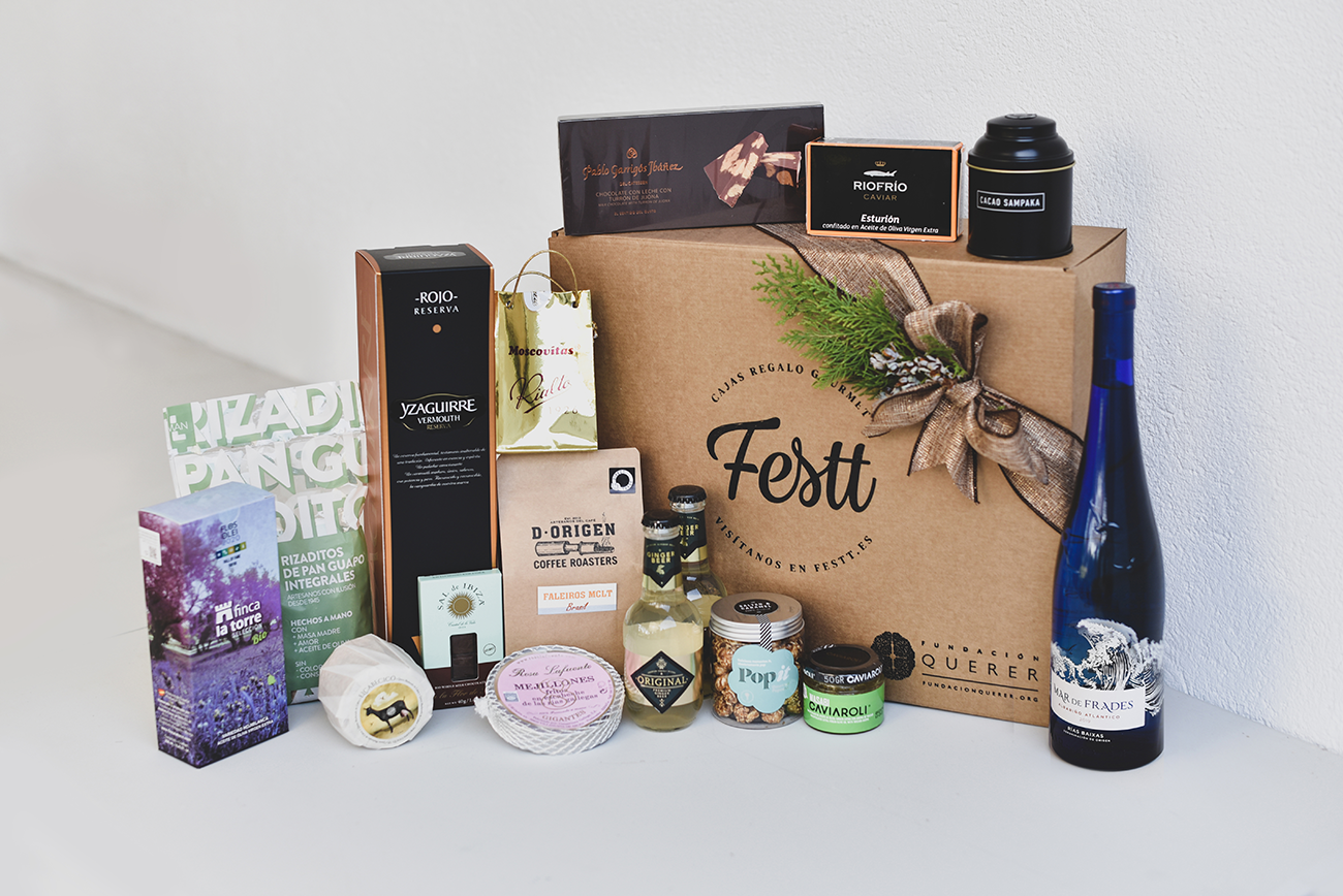 Cestas y cajas gourmet para regalar a tus profes - LOOC