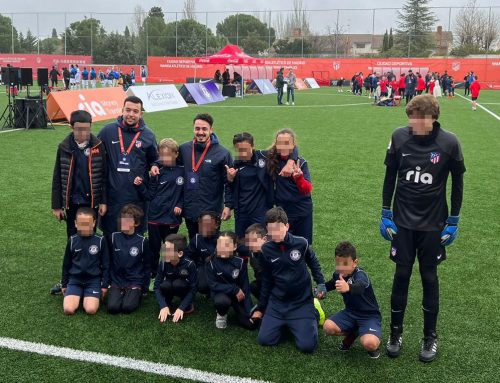 Domingo de triunfo futbolístico: los alumnos de ‘El Cole de Celia y Pepe’ ganan los tres partidos del campeonato de la Fundación Atlético de Madrid